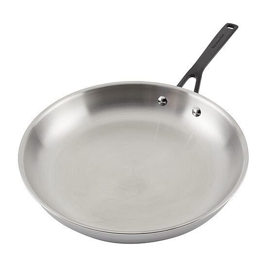 KitchenAid 5-Ply Clad Stainless Steel 12.25" Frying Pan