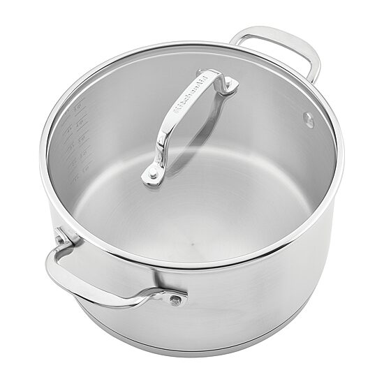 KitchenAid 3-Ply Stainless Steel 11-pc. Cookware Set