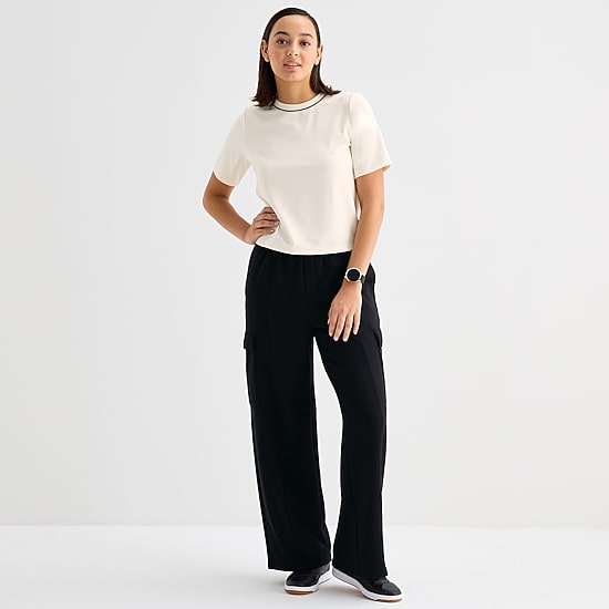 Stylus Womens Crew Neck Short Sleeve T-Shirt