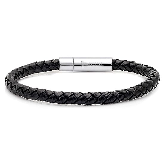Steeltime Mens Stainless Steel Wrap Bracelet