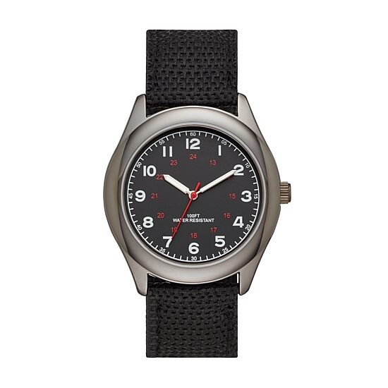 Mens Black Strap Watch Fmdjo127