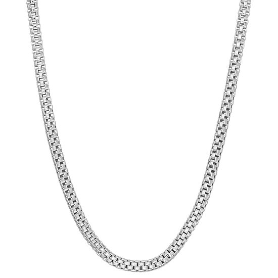Unisex Adult Sterling Silver 18 Inch Chain Necklace