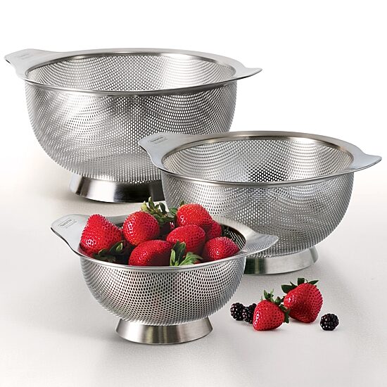 Tramontina Gourmet 3pk. Stainless Steel Colanders