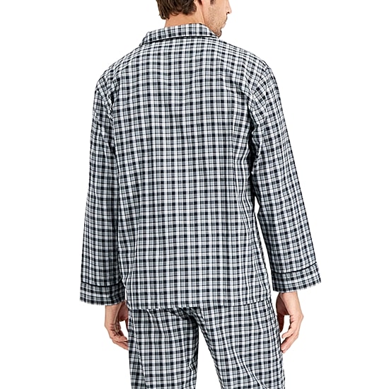 Hanes Mens Long Sleeve 2-pc. Pajama Set