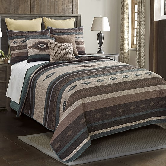 Donna Sharp Sierra Vista Microfiber Quilt Set