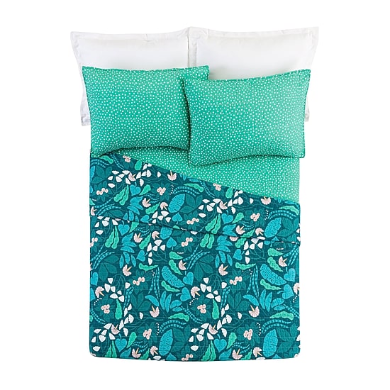 Makers Collective Elizabeth Olwen Jungle Floral 3-pc. Reversible Quilt Set