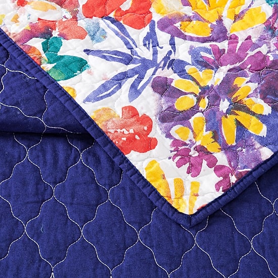 Makers Collective Creative Ingrid Garden In Bloom Reversible Quilt Set