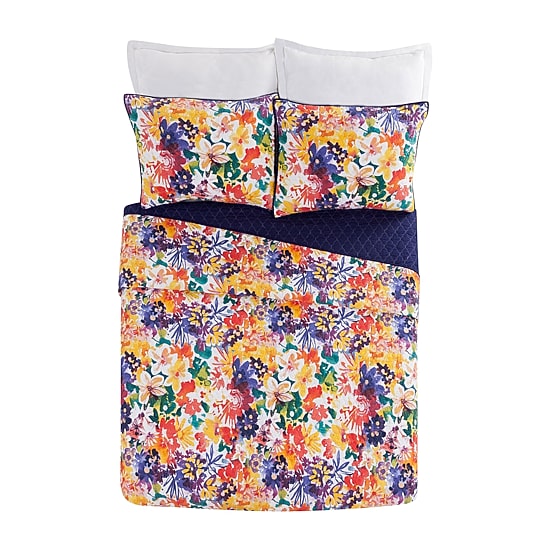Makers Collective Creative Ingrid Garden In Bloom Reversible Quilt Set