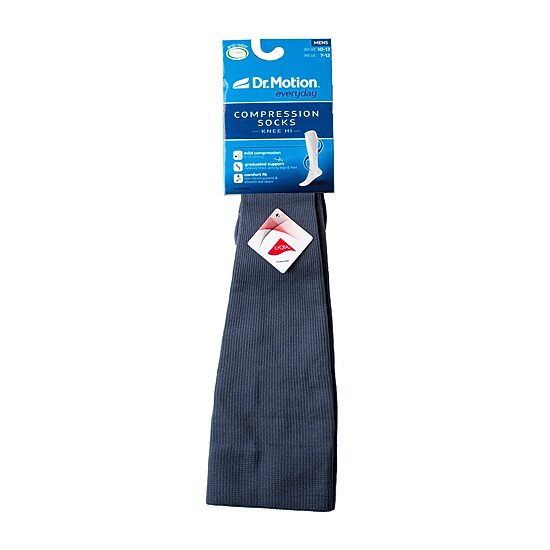 Dr.Motion Mens 1 Pair Knee High Socks