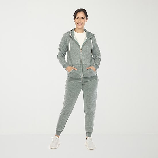 White Mark Fleece 2-pc. Track Suit