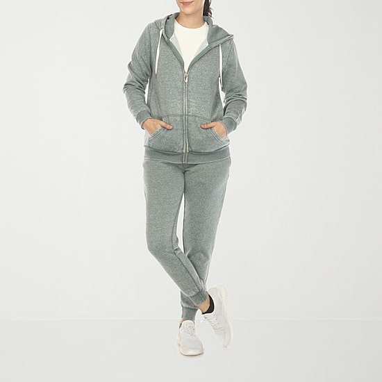 White Mark Fleece 2-pc. Track Suit