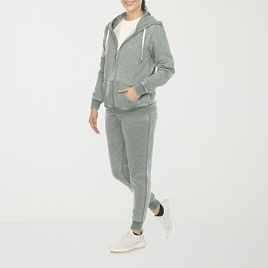 White Mark Fleece 2-pc. Track Suit