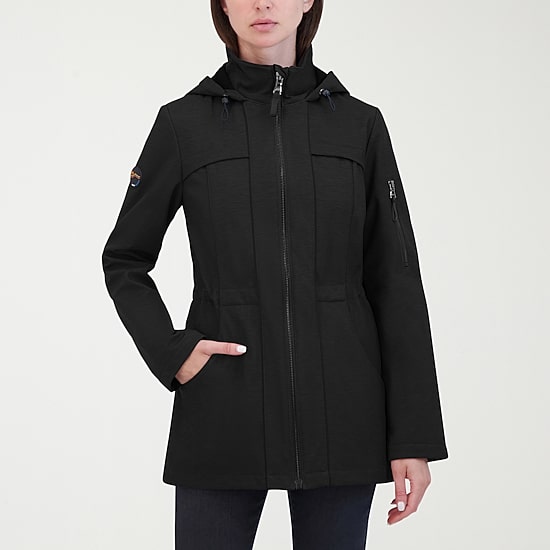 Hfx Womens Hooded Easy-on + Easy-off Lightweight Puffer Anorak