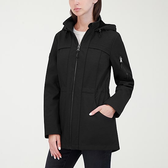 Hfx Womens Hooded Easy-on + Easy-off Lightweight Puffer Anorak