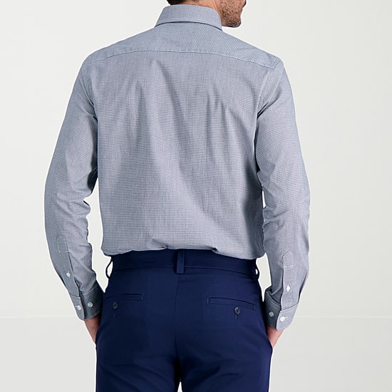 Haggar Premium Comfort Mens Slim Fit Easy Care Long Sleeve Dress Shirt