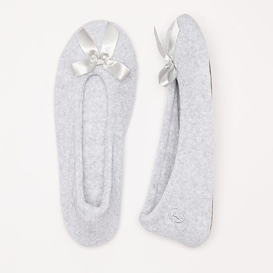 Isotoner Terry Womens Slip Resistant Ballerina Slippers