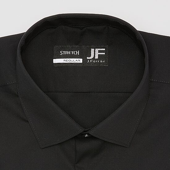 J. Ferrar Ultra Comfort Mens Regular Fit Stretch Fabric Wrinkle Free Long Sleeve Dress Shirt