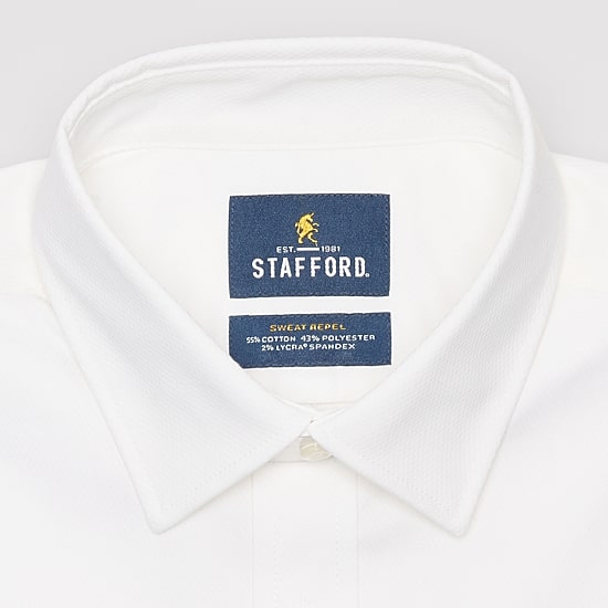 stafford dress shirts Stafford Light Red Twill Shirt