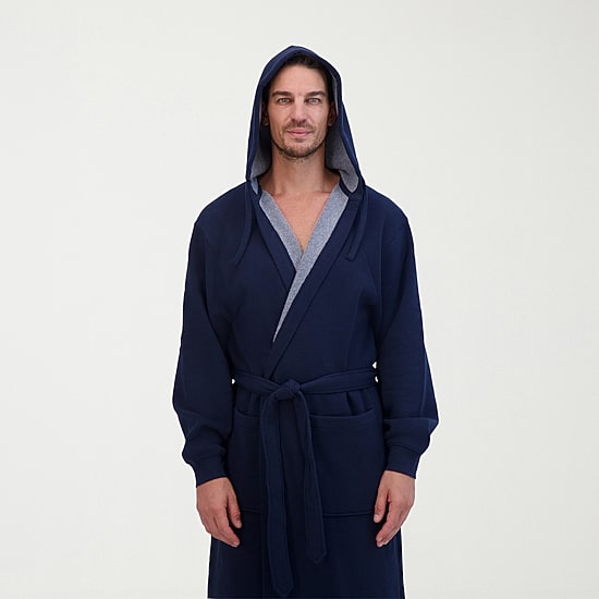 Hanes Mens Knee Length 3/4 Sleeve Robe