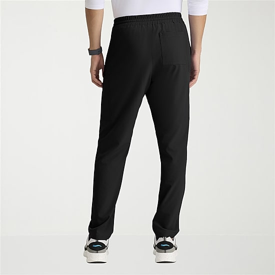Skechers Skp718 Compass 5-Pocket Elastic Waistband Straight Leg Mens Big and Tall Stretch Fabric Moisture Wicking Scrub Pant