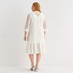 jcpenney ladies white dresses White Pattern Dresses - Women