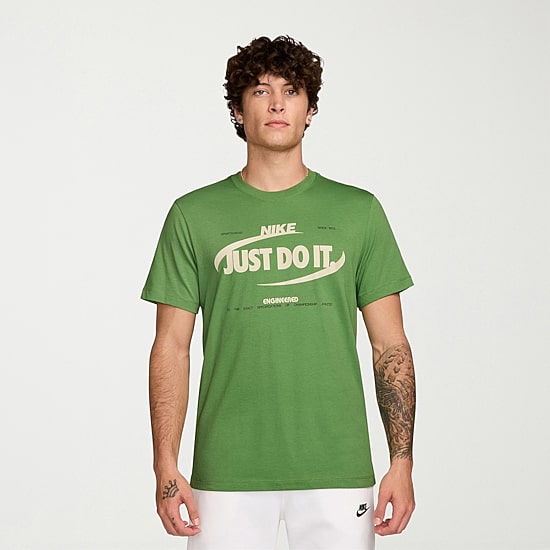 Nike Just Do It Mens Crew Neck Short Sleeve Regular Fit Graphic T-Shirt