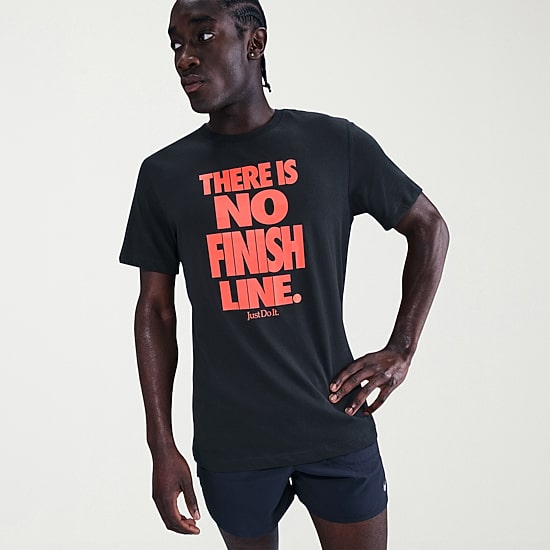 Nike Just Do It Mens Crew Neck Short Sleeve Regular Fit Graphic T-Shirt