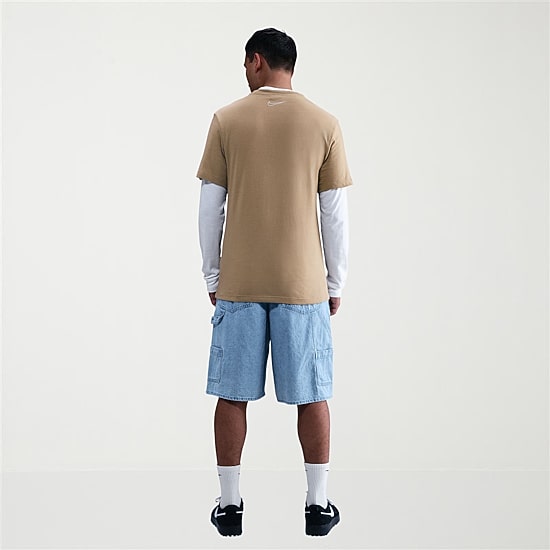 Nike Just Do It Mens Crew Neck Short Sleeve Regular Fit Graphic T-Shirt