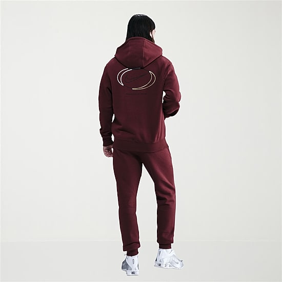 Nike Mens Long Sleeve Fleece Zipper Active Hoodie
