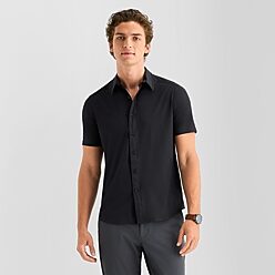 black dress shirt jcpenney Men's Shirts - Men Short sleeve
