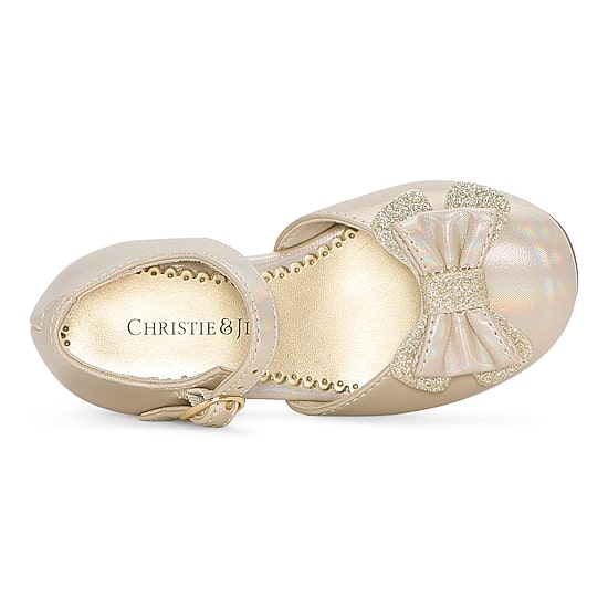 Christie & Jill Lil Ivy Toddler Girls Round Closed Toe Mary Jane Shoes