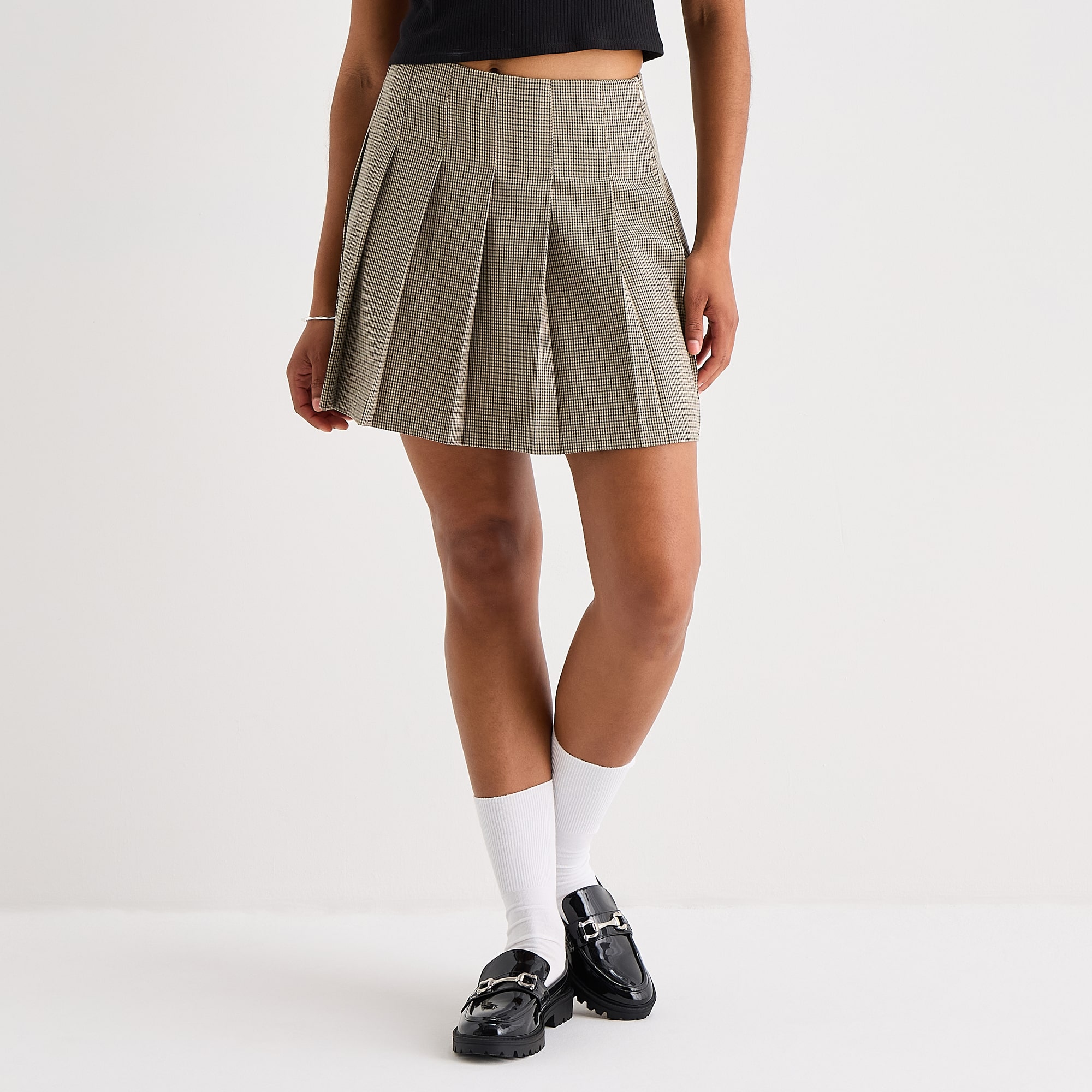 by&by Womens Juniors High Rise A-Line Skirt