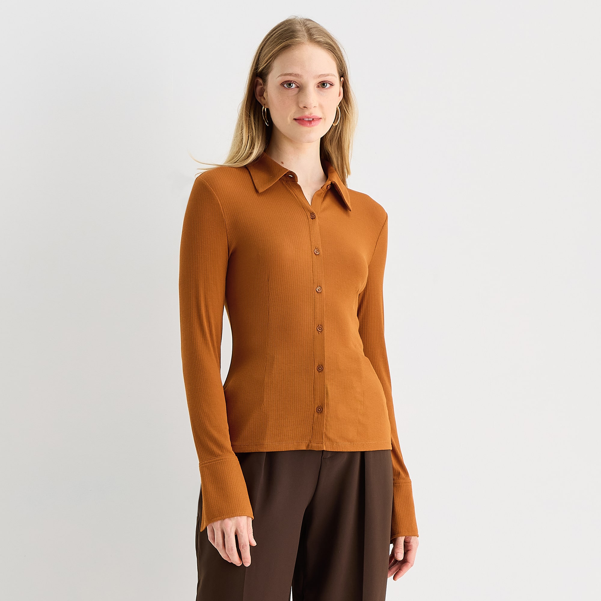 Worthington Womens Long Sleeve Blouse