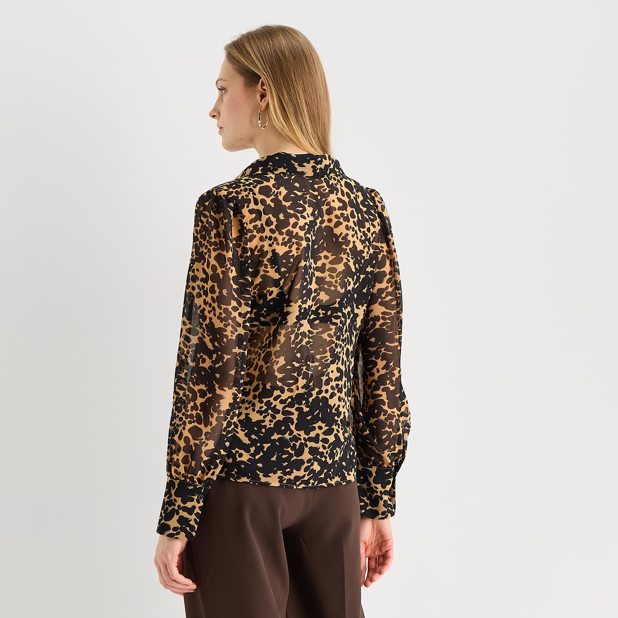 Worthington Womens Long Sleeve Blouse