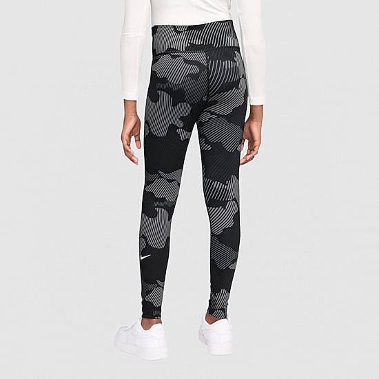 Nike Dri-Fit One Big Kid Girls High Rise Knit Active Skinny Full Length Leggings