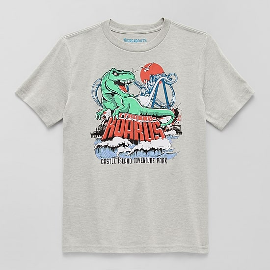 Thereabouts Little & Big Kid Boys Crew Neck Short Sleeve Regular Fit Graphic T-Shirt