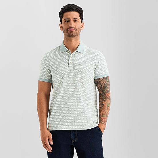 mutual weave Mens Regular Fit Short Sleeve Polo Shirt