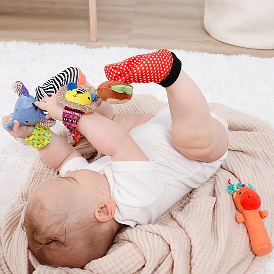 The Peanutshell Wrist And Sock Rattles