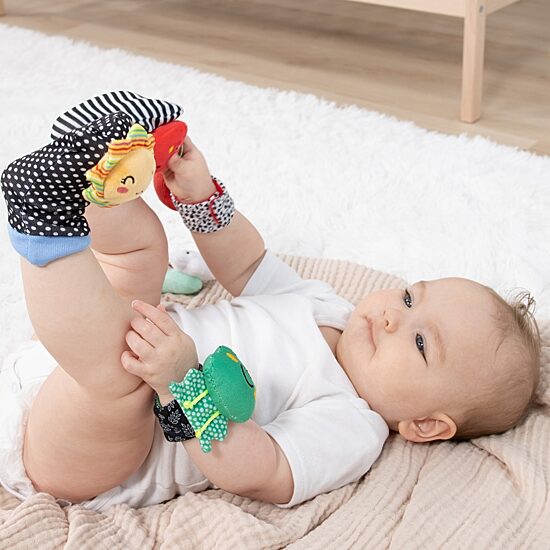 The Peanutshell Wrist And Sock Rattles