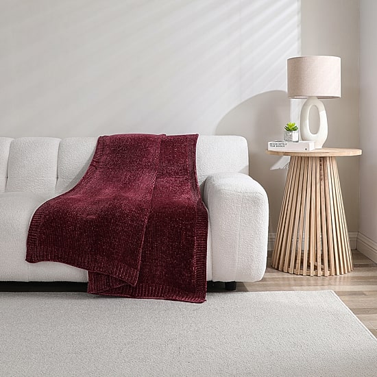 Chenille Midweight Throw