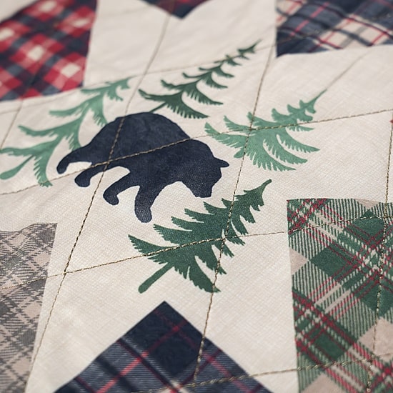 Donna Sharp Forest Point Queen 3-pc. Quilt Set