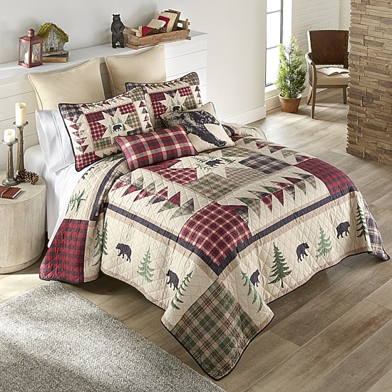 Donna Sharp Forest Point Queen 3-pc. Quilt Set