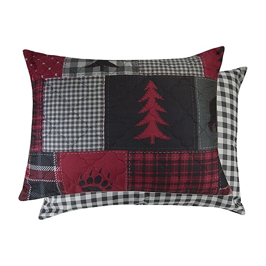 Your Lifestyle By Donna Sharp Red Forest King Sham Pillow Sham