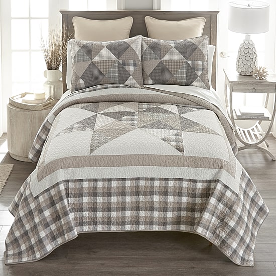 Donna Sharp Smoky Star Cotton Quilt Set