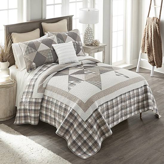 Donna Sharp Smoky Star Cotton Quilt Set