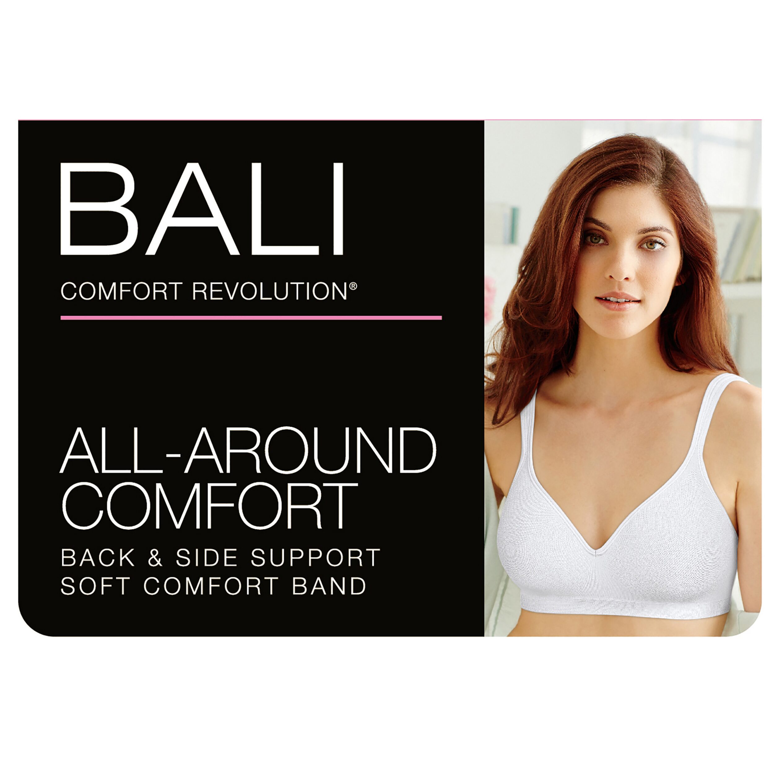 Bali Comfort Revolution® Seamless Full Coverage T-Shirt Wireless Bra 3463