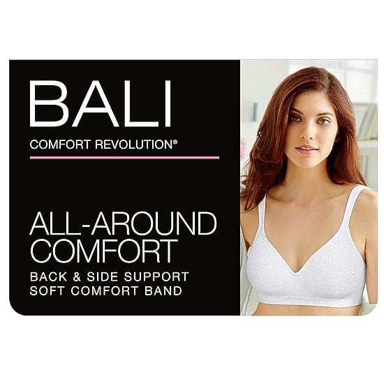 Bali Comfort Revolution® Seamless Full Coverage T-Shirt Wireless Full Coverage Bra 3463