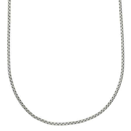 Shaquille O'Neal XLG™ Mens Stainless Steel 24 Inch Box Chain