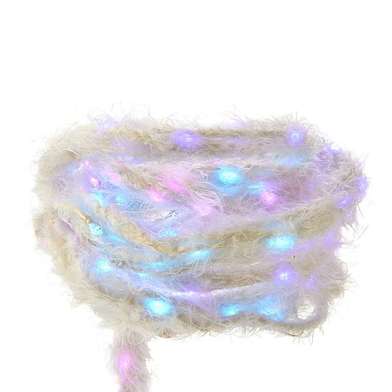 Kurt Adler 120-Light  Fuzzy Multi Strand Led String Lights