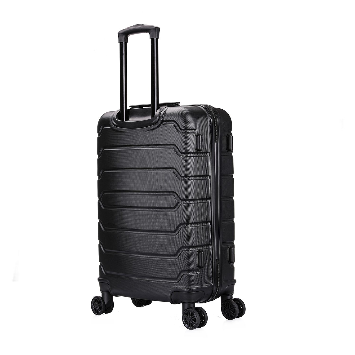InUSA Trend 24 Inch Hardside Lightweight Checked Spinner Luggage